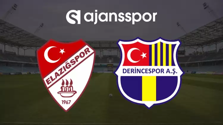 CANLI| Elazığspor- Belediye Derincespor Maçını Canlı İzle (Maç Linki)