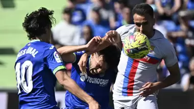 Barcelona'ya bir darbe de Getafe'den
