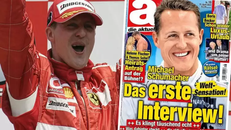 F1 Şampiyonu Schumacher İle Yapay Zeka Röportajı Yapan Editör kovuldu 