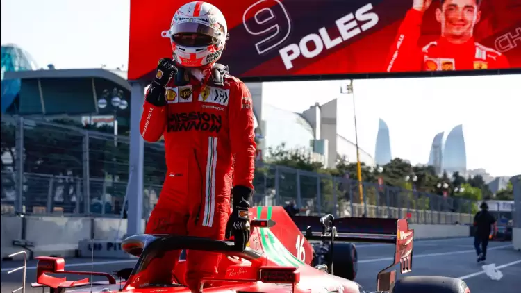 Azerbaycan GP'de Ferrari Pilotu Leclerc, Pole'de  | Formula 1 Haberleri 