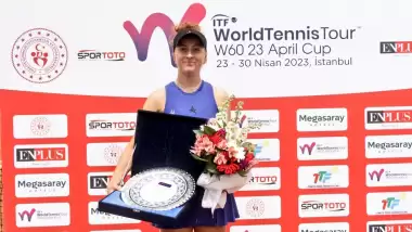 Milli tenisçi ikinci oldu