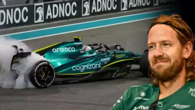 Sebastian Vettel piste dönüyor