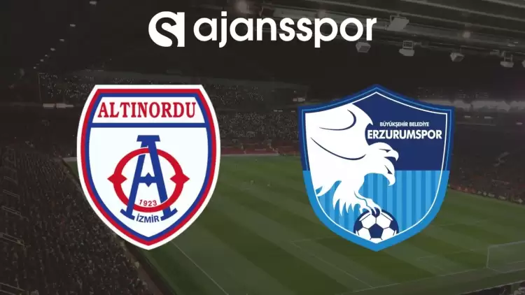 Altınordu - Erzurumspor FK Maçının Canlı Yayın Bilgisi ve Maç Linki