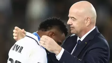 Infantino'dan Vinicius'a destek mesajı: "Futbolda ırkçılığa yer yok!"