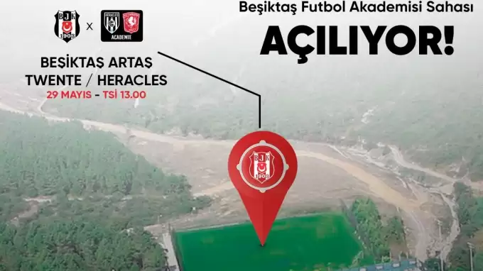 Beşiktaş Futbol Akademisi sahası açılıyor