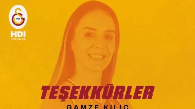 Galatasaray HDI Sigorta Kadın Voleybol Takımı, Gamze Kılıç'la Yollarını Ayırdı
