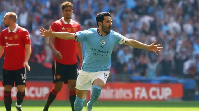 İlkay Gündoğan attığı golle İngiltere tarihine geçti