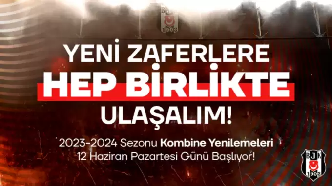 Beşiktaş'ta kombine yenileme dönemi başlıyor! Fiyatlar...