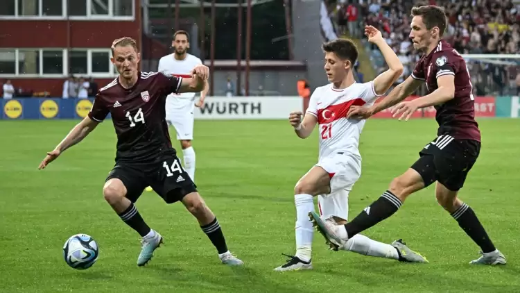(ÖZET) Letonya - Türkiye maç sonucu: 2-3