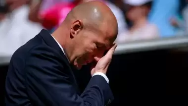 Zinedine Zidane gözyaşlarına engel olamadı