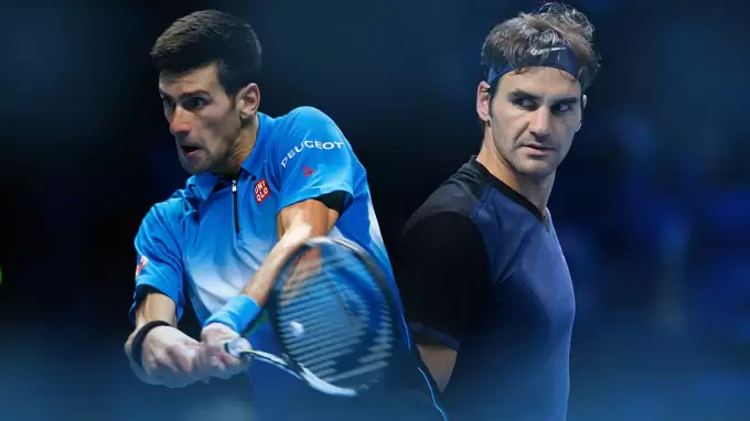 Kortta Djokovic, kort dışında Federer kazandı