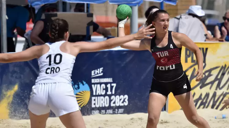 EHF Avrupa U17 Plaj Hentbolu Şampiyonası'nda Yarı Finalistler Belli Oldu