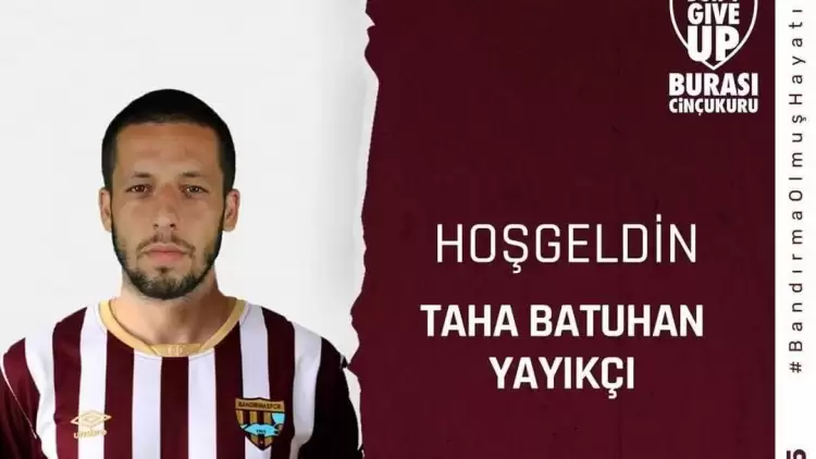 Bandırmaspor, Taha Batuhan İle 3 Yıllık Sözleşme İmzaladı | Transfer Haberleri