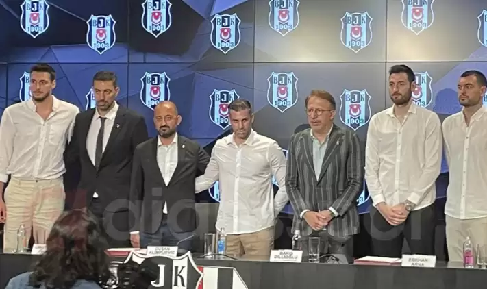 Beşiktaş Transferlerini Ve Koçunu Basına Tanıttı! Taraftarlara Mesaj Var