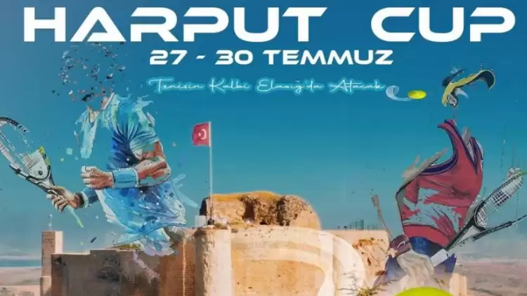 Elazığ'da Harput Cup Tenis Turnuvası Başlıyor