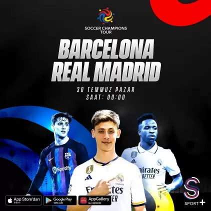 Barcelona-Real Madrid Karşılaşması Canlı Yayınla S Sport Plus’ta