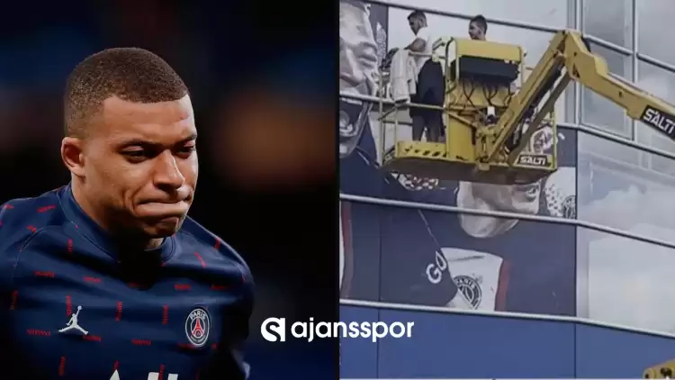 PSG’de ayrılık kızışıyor: Mbappe’nin posteri söküldü, formalar satıştan kalktı