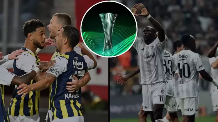 Fenerbahçe ve Beşiktaş'ın Konferans Ligi'nde rakipleri belli oldu