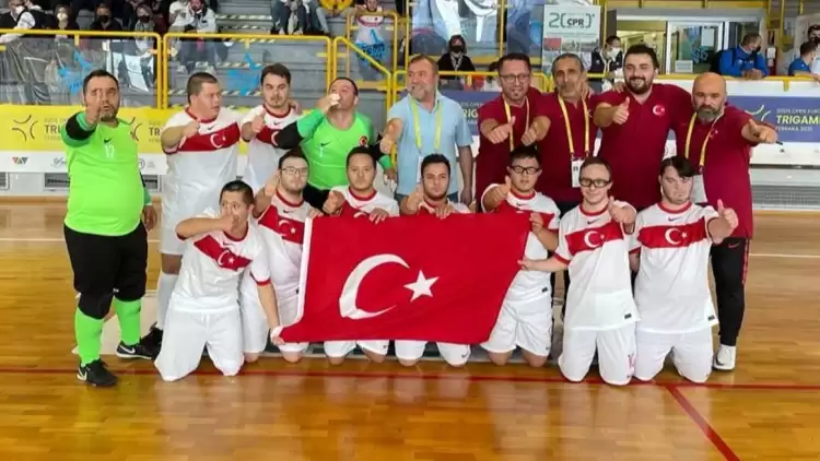 Down Sendromlu Futsal Milli Takımı, İrlanda'yı 5-1 Yendi