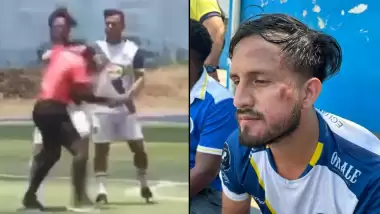 VİDEO | Amatör maçta hakemle yumruk yumruğa kavga!