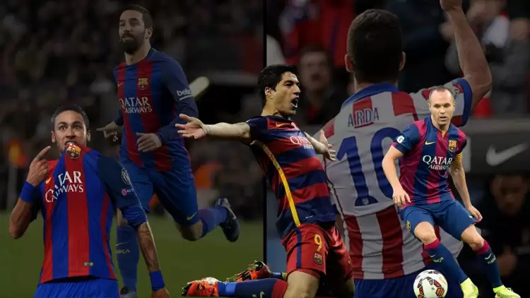 VİDEO | Barcelona ve Atletico Madridli yıldızlardan Arda Turan'a duygulandıran jest
