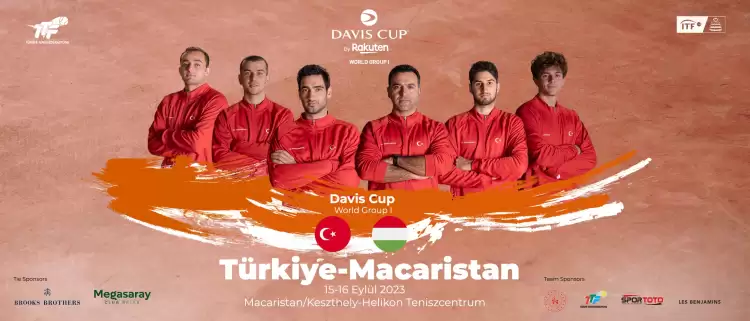 A Milli Erkek Tenis Takımı, Davis Kupası'nda yarın Macaristan'la karşılaşacak
