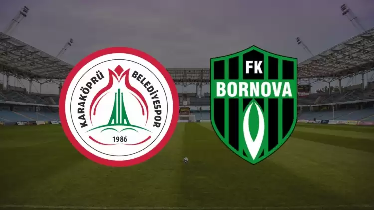 CANLI| Karaköprü Belediyespor - Bornovaspor maçını canlı izle (Şifresiz Maç Linki)