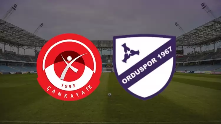 CANLI| Çankayaspor - Orduspor 1967 maçını canlı izle (Şifresiz Maç Linki)