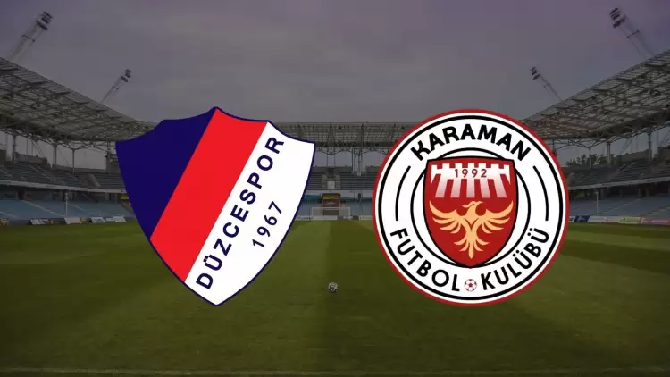 CANLI| Düzcespor - Karamanspor maçını canlı izle (Şifresiz Maç Linki)