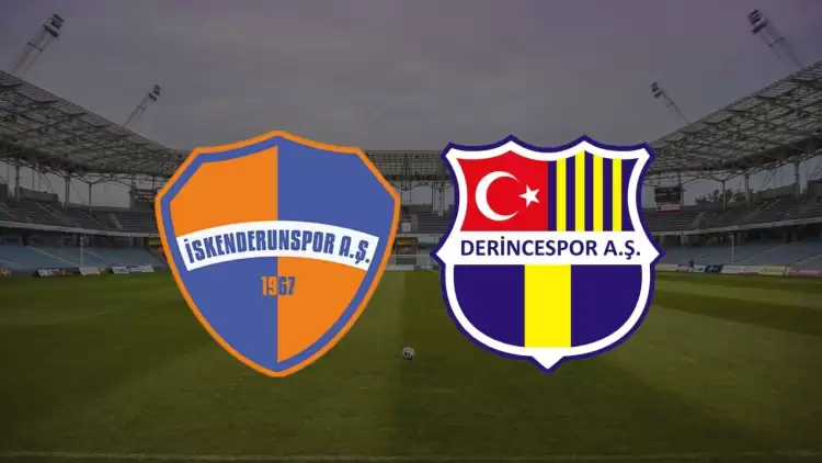 CANLI| İskenderunspor - Derincespor maçını canlı izle (Şifresiz Maç Linki)