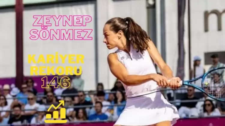 Milli tenisçi Zeynep Sönmez, en iyi WTA sıralamasına yükseldi!