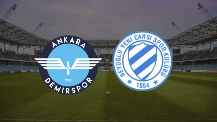 CANLI| Ankara Demirspor - Beyoğlu Yeni Çarşı maçını canlı izle (Şifresiz Maç Linki)