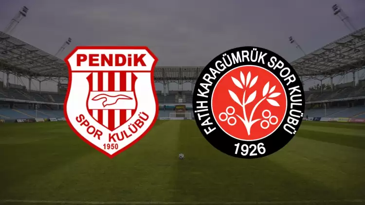 CANLI| Pendikspor- Fatih Karagümrük maçını canlı izle (Maç Linki)