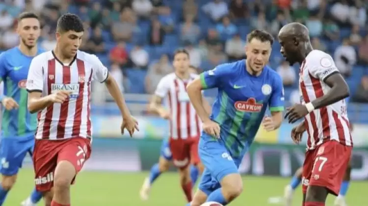 Rize'de kazanan çıkadı. Çaykur Rizespor ve EMS Yapı Sivasspor ile 1-1 berabere kaldı