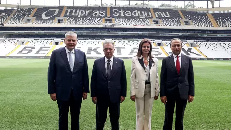 Beşiktaş'a yeni stadyum sponsoru Tüpraş! İşte imza töreninde yaşananlar