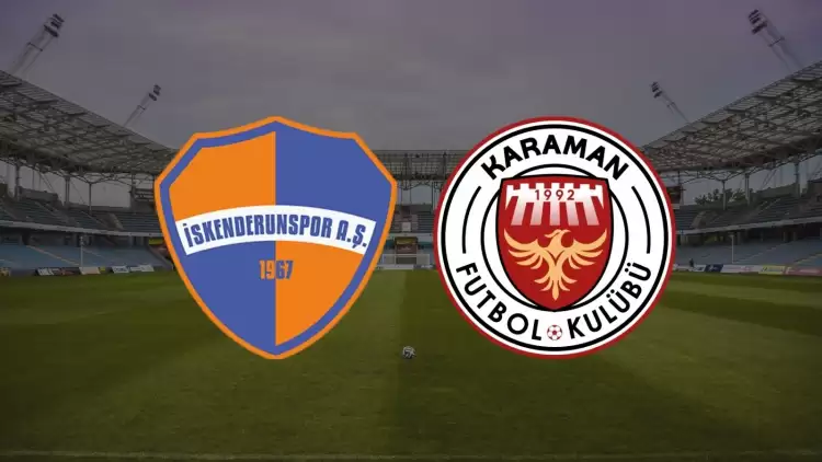 CANLI| İskenderunspor - Karamanspor maçını canlı izle (Şifresiz Maç Linki)