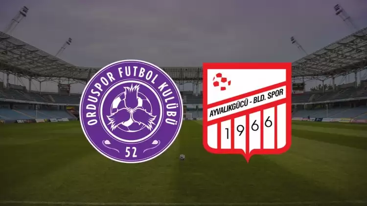 CANLI| 52 Orduspor - Ayvalıkgücü Belediyespor maçını canlı izle (Şifresiz Maç Linki)