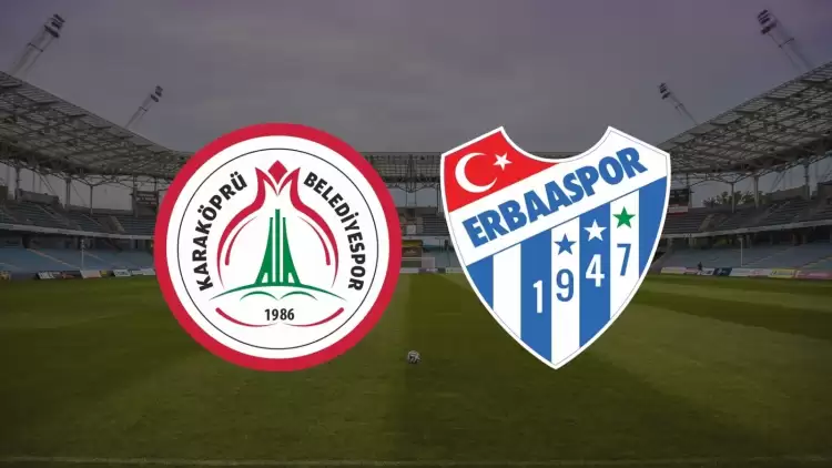 CANLI| Karaköprü Belediyespor - Erbaaspor maçını canlı izle (Şifresiz Maç Linki)