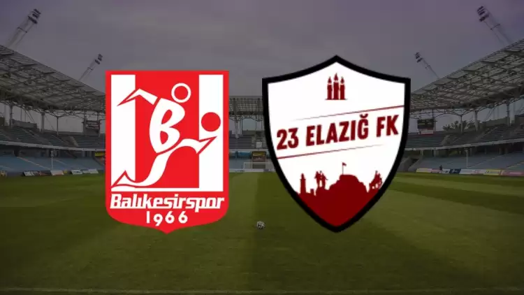 CANLI| Balıkesirspor - 23 Elazığspor maçını canlı izle (Şifresiz Maç Linki)