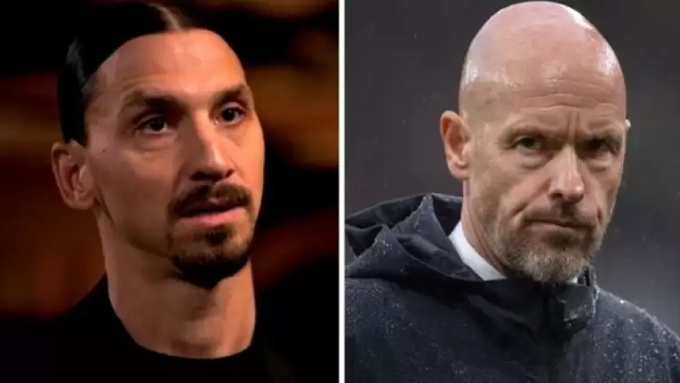 Galatasaray'ın rakibi Ten Hag'a Zlatan Ibrahimovic'ten tepki