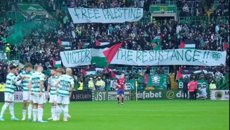 İskoç devi Celtic'ten Filistin'e destek!