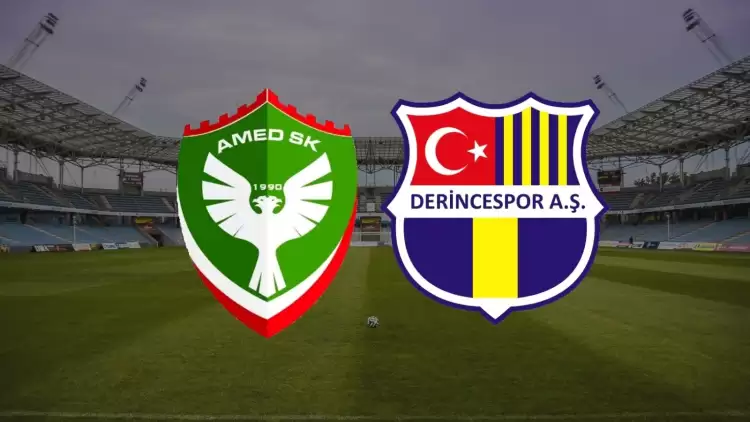 CANLI| Amedspor - Derincespor maçını canlı izle (Şifresiz Maç Linki)