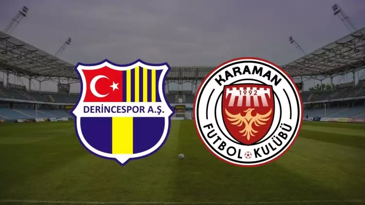 CANLI| Derincespor - Karamanspor maçını canlı izle (Şifresiz Maç Linki)