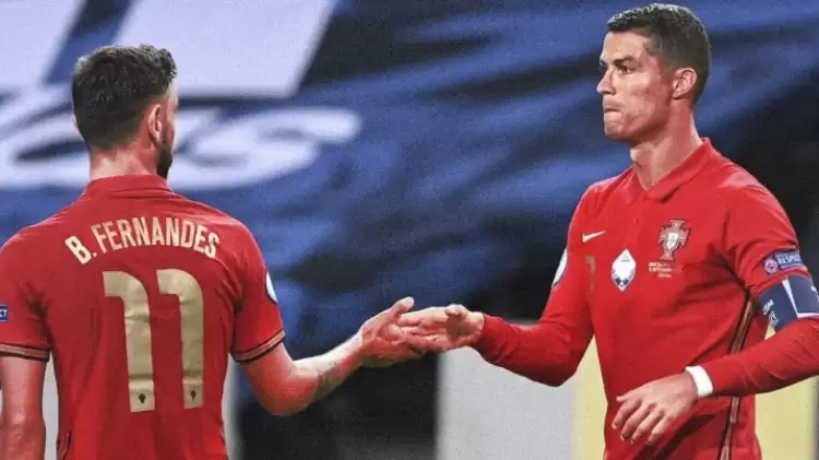 Bruno Fernandes'ten Cristiano Ronaldo'ya: "Onurlandırılmayı hak ediyor"