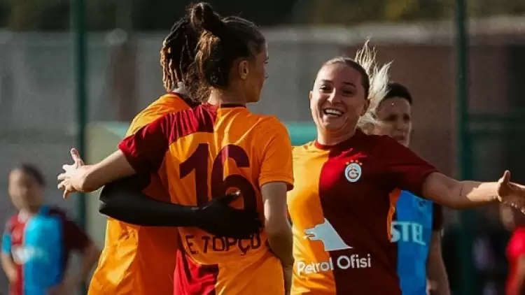 Galatasaray Kadın Futbol Takımı, deplasmanda Trabzonspor'u 2-0 yendi