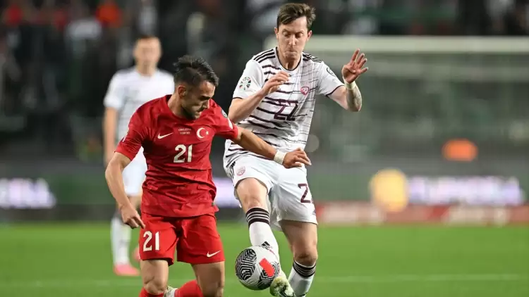 Yunus Akgün, Letonya maçında attığı golle Türkiye'yi öne geçirdi