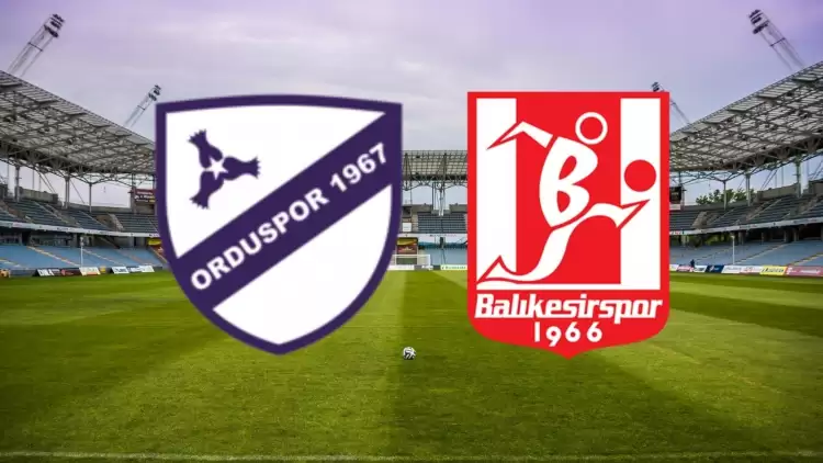 CANLI| Orduspor 1967 - Balıkesirspor maçını canlı izle (Şifresiz Maç Linki)