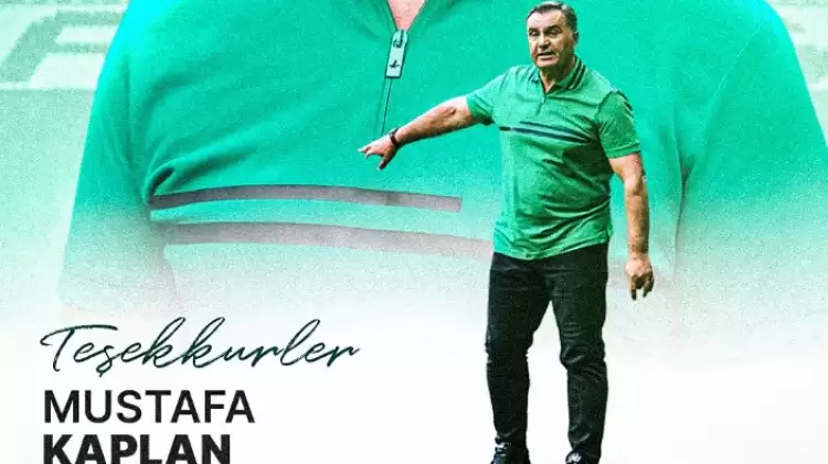 Giresunspor'da teknik direktör Mustafa Kaplan ile yollar ayrıldı