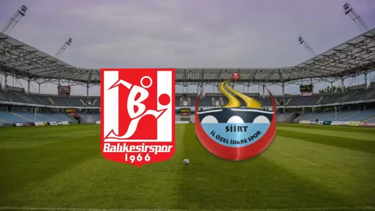 CANLI| Balıkesirspor - Siirt İl Özel İdaresi maçı yayın bilgisi ve saati