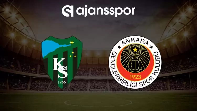 Kocaelispor - Gençlerbirliği maçının canlı yayın bilgisi ve maç linki